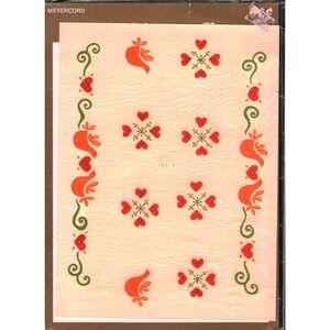 Vintage Meyercord Folk Art Decals for Home Decor Arts Crafts Retro Transfers